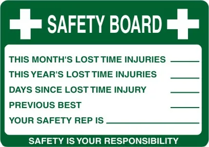 E 262 — SAFETY BOARD